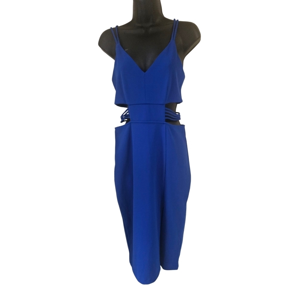 Express Dress Women's S Blue Petit ,Elegant